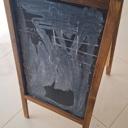 Menu Stand 100x50x25cm double-sided like new