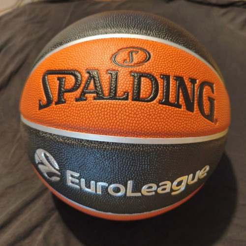 Spalding TF-1000 Legacy Official Game Ball new with 6 Panathinaikos player signatures
