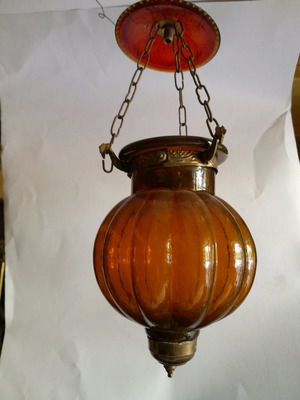 Kandili used with chain, height 33cm