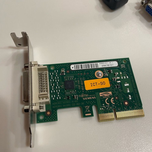 Adapters and DVI card used
