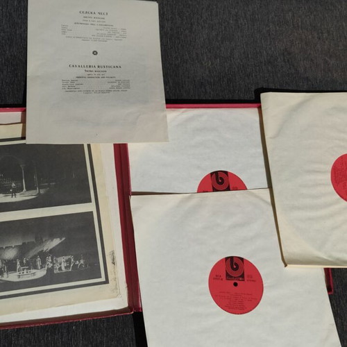 Leoncavallo I Pagliacci & Mascagni Cavalleria Rusticana 3LP box set used