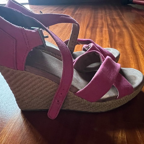 Toms platform shoes used, size 37, pink