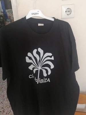 Club Ibiza Unisex T-shirt 2XL new, 100% cotton, black