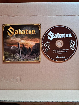 Sabaton Cliffs Of Gallipoli CD μεταχειρισμένο, metal