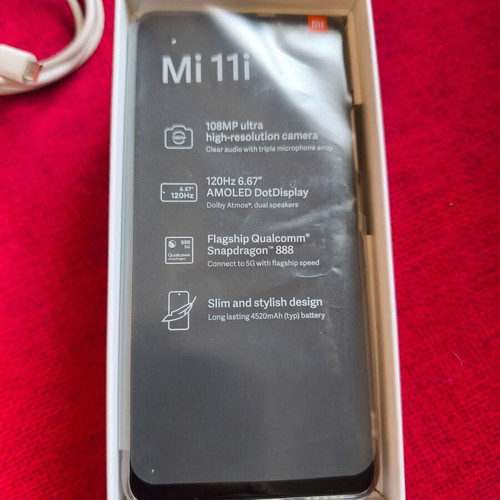 Xiaomi Mi 11i 256GB 5G smartphone σαν καινούργιο, Celestial Silver