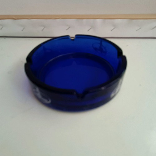 Glass ashtray Kondor used