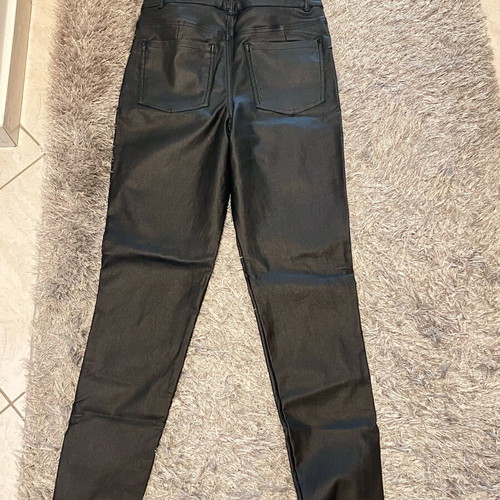 Sinsey pants black leather-look like new, size large