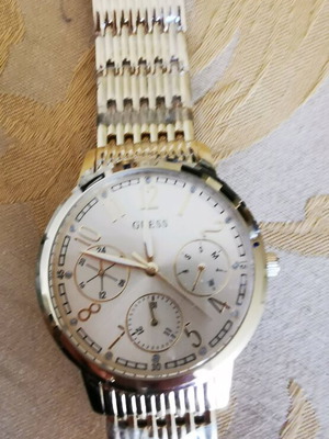 Guess wristwatch like new, gold women's