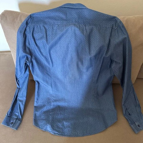Barbour shirt medium blue like new