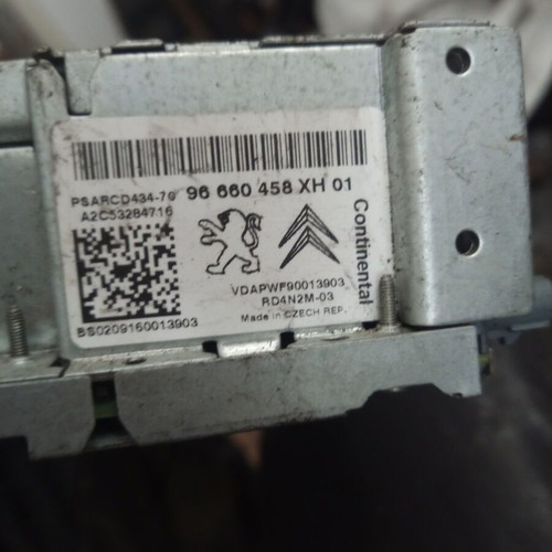 CD player radio for Peugeot 308 2009 used 96660458Xh