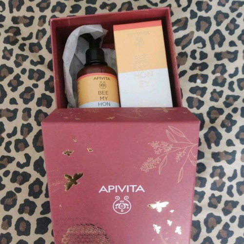 Apivita Bee My Honey Eau De Toilette 100ml with Body Milk 200ml new
