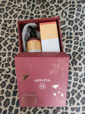 Apivita Bee My Honey Eau De Toilette 100ml with Body Milk 200ml new