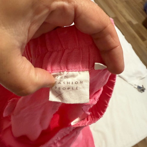 Linen pants size 38 new, pink, 100% linen