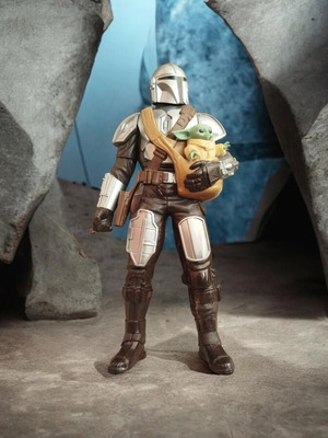 Φιγούρα Δράσης Mandalorian and Grogu Star Wars, 30 εκ.