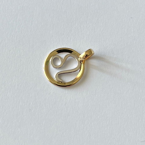 Zodiac gold k14 like new, Made in Italy