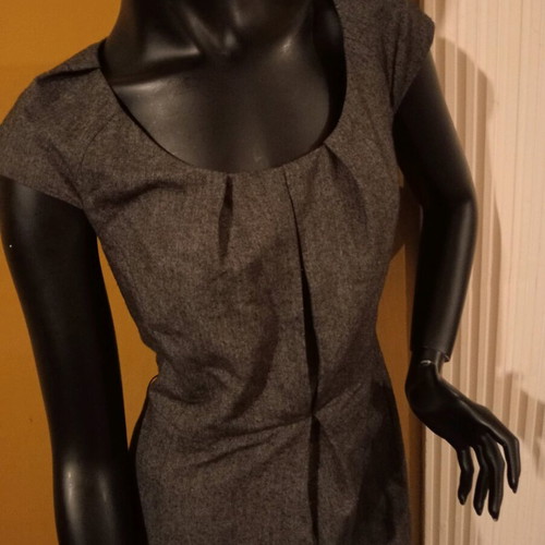 MNG Suit office dress XL new, black and grey