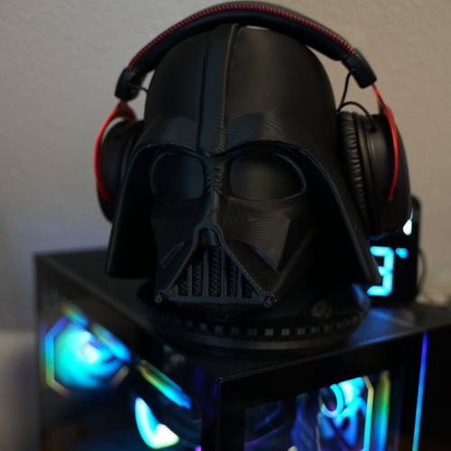 3D Printed Darth Vader Headphone Stand new, Star Wars holder