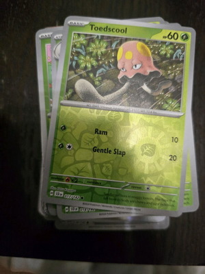 Pokemon card Toedscool new