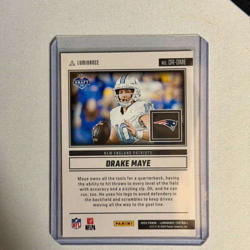 2024 Panini Luminance Dynamic Rookies Insert Drake Maye card new