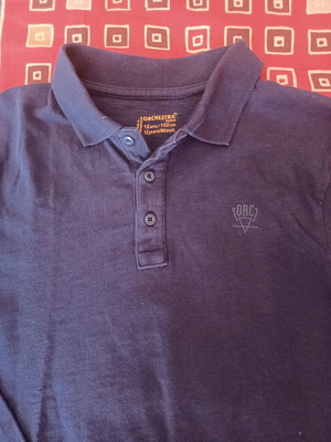 Orchestra polo shirt blue, new, size 152 cm
