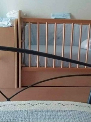 Lorelli Minimax πολυμορφική κούνια με αλλαξιέρα και συρταριέρα σε καφέ