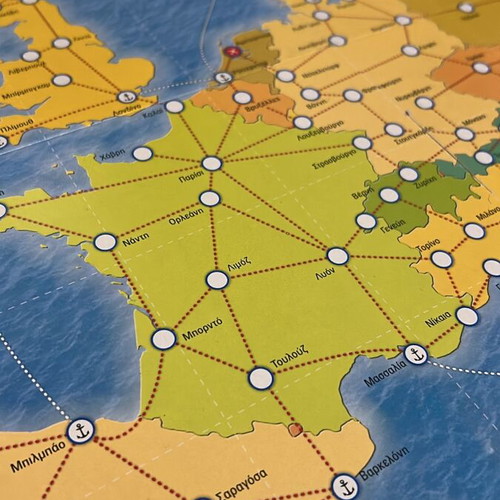 Traveling in Europe board game used