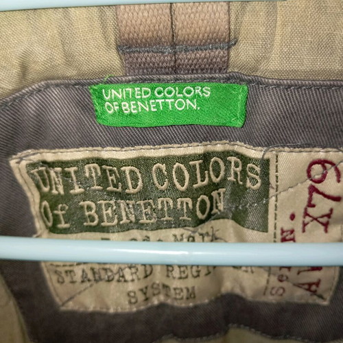 Benetton jacket used, size Medium, gray