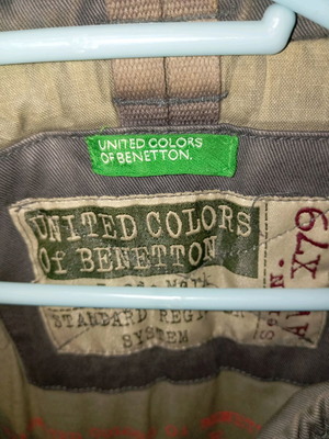 Benetton jacket used, size Medium, gray