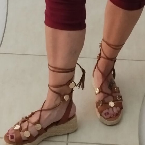 Envie platform sandals like new, brown, size 38, 5 cm heel