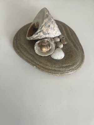 Decorative item with natural materials 12cm x 9cm new