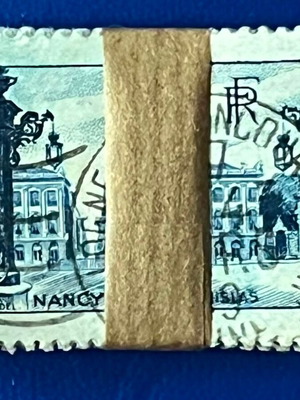 French stamps Nancy – Place Stanislas 25F like new, pack of 25