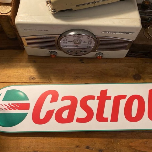 Castrol sign new made of thick plastic