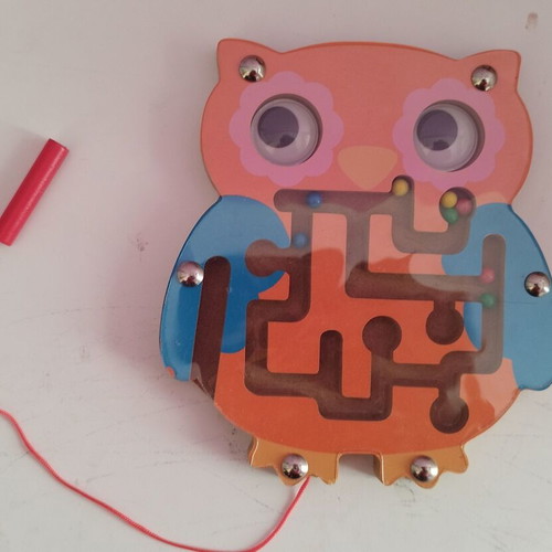 Various puzzles used, educational toys