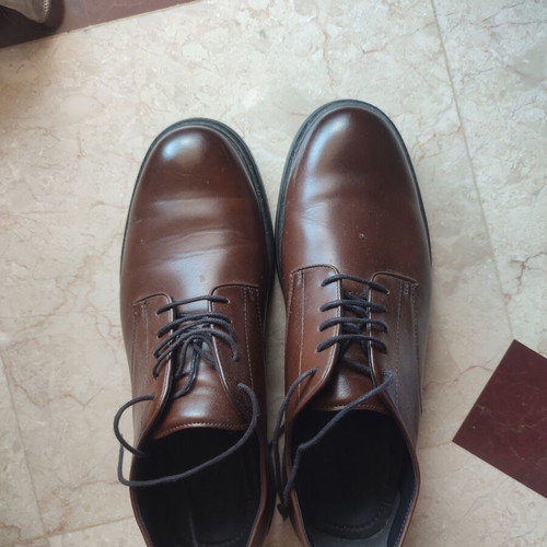 Zara men's shoes like new, size 44, brown loafers