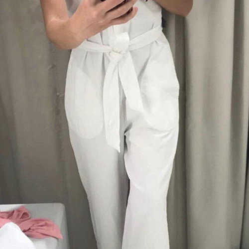Zara white denim jumpsuit like new for XS-S
