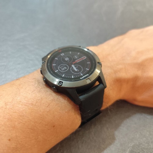 Garmin Fenix 5 smartwatch used, Slate Grey, stainless steel, Gorilla Glass 47mm