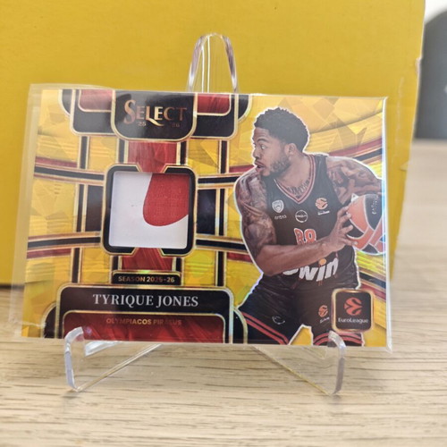 Tyrique Jones Panini Select EuroLeague 2025-26 Threads Patch 01/10