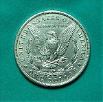  1885 ΑΣΗΜΕΝΙΟ ΑΜΕΡΙΚΑΝΙΚΟ ΔΟΛΑΡΙΟ . Morgan Dollar .