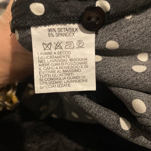 Luisa Spagnoli silk polka dot shirt like new