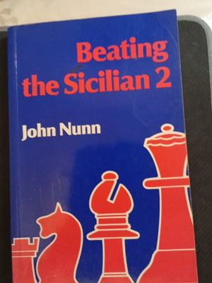 Beating the Sicilian 2 John Nunn μεταχειρισμένο, βιβλίο σκάκι στα Αγγλικά