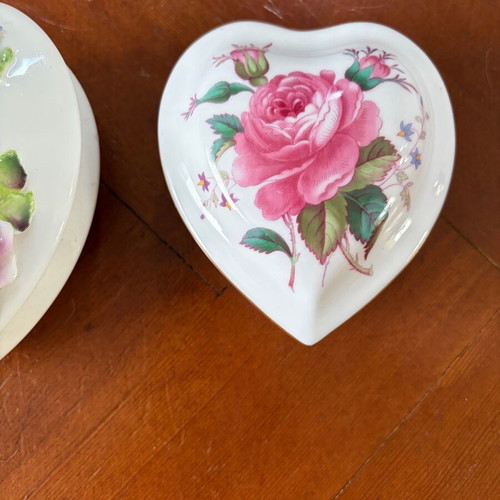 Spode Coalport Bone China Jewelry Boxes England like new