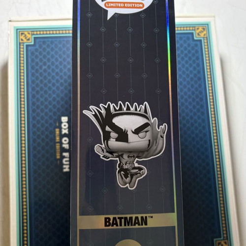 Funko Pop Comic Covers Batman Black and White Vinyl Figure