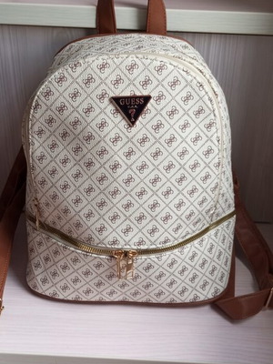 Τσάντα πλάτης Guess καινούργια, μπεζ