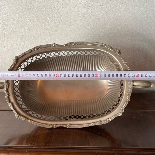 Fruit bowl tin like new with two handles