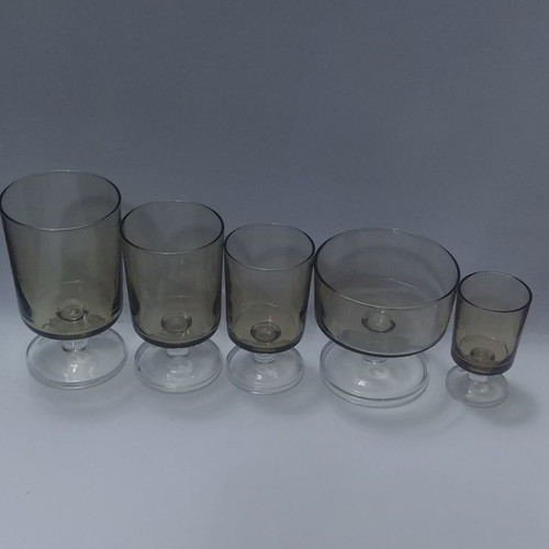 Luminarc Cristal D'arques Durand Cavalier stemmed glasses France 30 pieces new