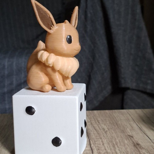 Eevee Pokémon figure handmade and hand-painted, new