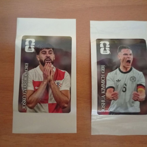 Panini FIFA World Cup 2026 Coca Cola stickers like new, 2 different EU edition