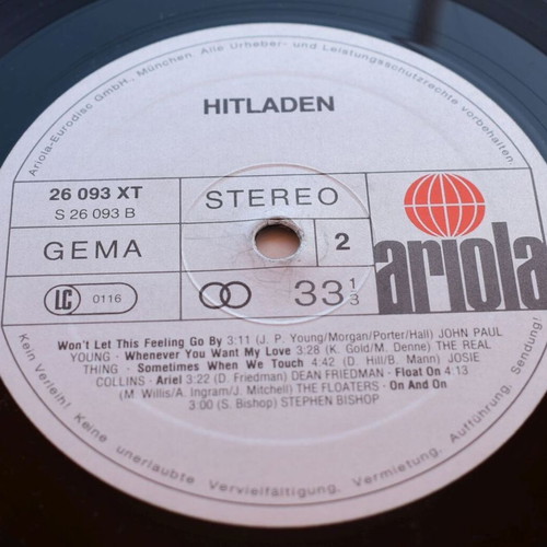 Various Hitladen Spezial International 2 LP compilation