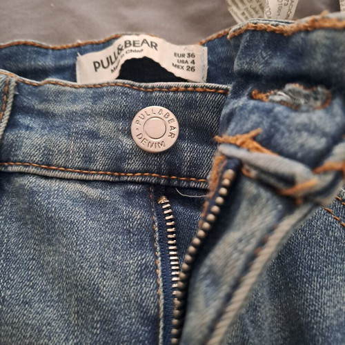 Stradivarius high-waisted skinny light blue jeans like new