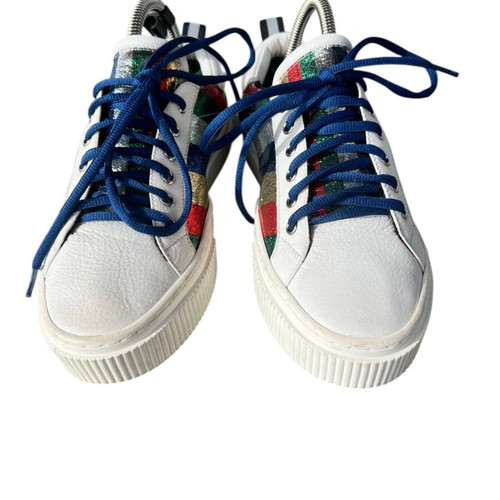 Grey Mer women's white leather sneakers EU38 like new